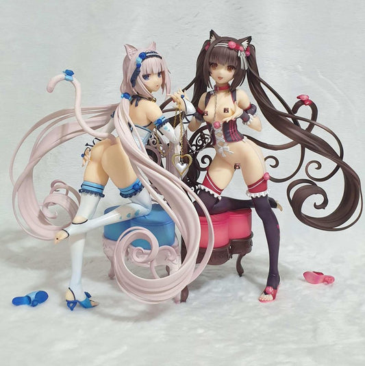 Nekopara — Chocola & Vanilla Lingerie Maid Ver. Non-Scale Cast-Off Figure | Choose Character / Set