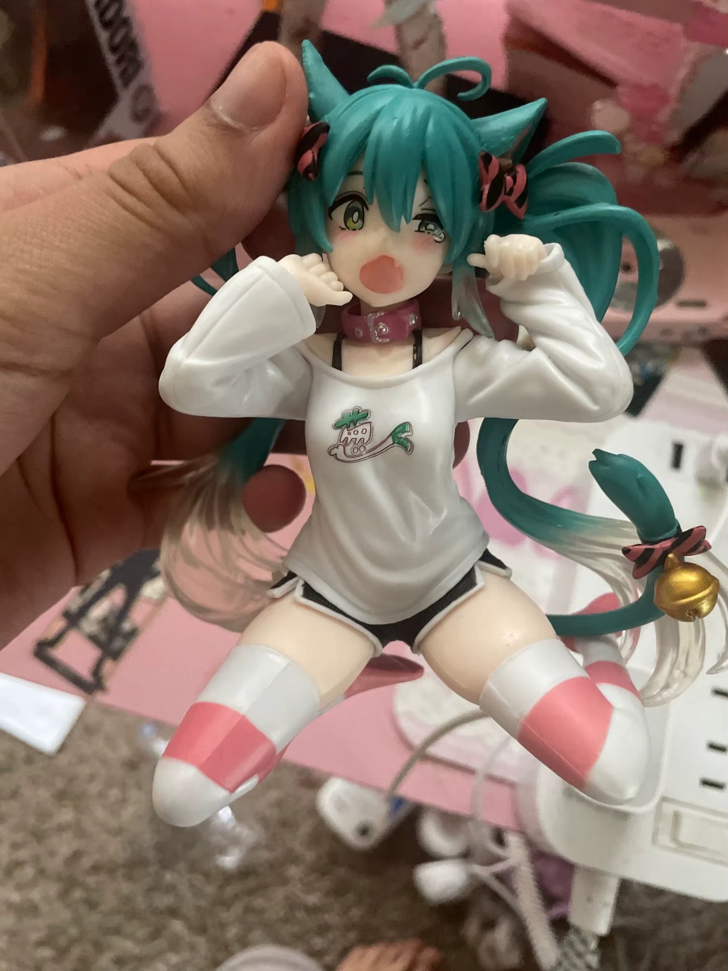 Vocaloid: Hatsune Miku Nekomimi T-Shirt Ver. 1/10 Scale Figure