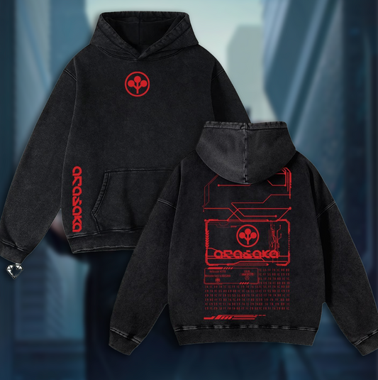 Retro Vintage Arasaka Cyberpunk 2077 Washed Unisex Tees