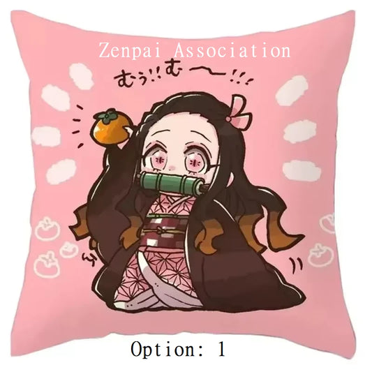 Hashira Corps Demon Slayer Anime Soft Pillow Cushion Cover 2 x 2 ft