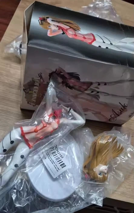 Rebuild of Evangelion: Asuka Sohryu White Plug Suit Ver. 1/8 Scale Figure