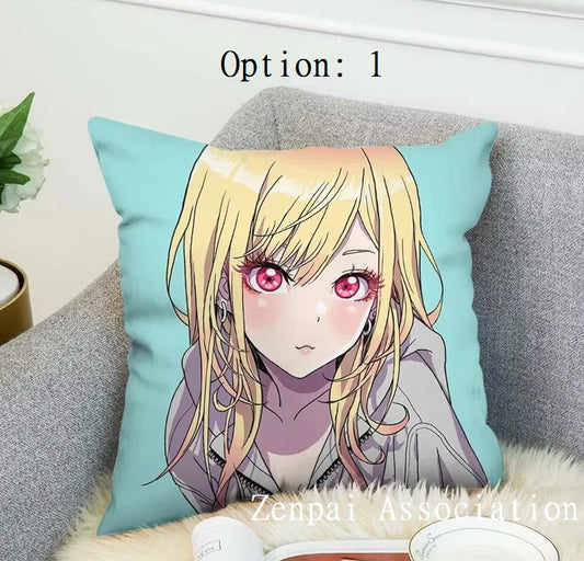 Marin My Dress-Up Anime Kawaii Soft Pillow Cushion Cover 1.5 x 1.5 ft