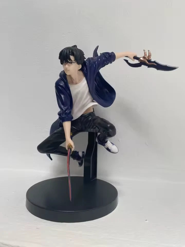 Solo Leveling: Sung Jinwoo Knight Killer & Baruka’s Dagger Ver. 1/10 Scale Figure