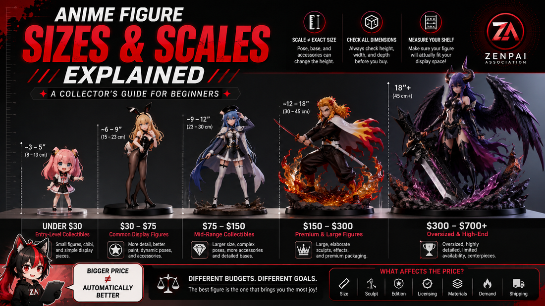 Anime Figure Sizes & Scales Explained: A Collector’s Guide