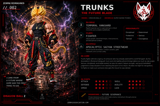 Zenpai Reimagined #002 — Trunks