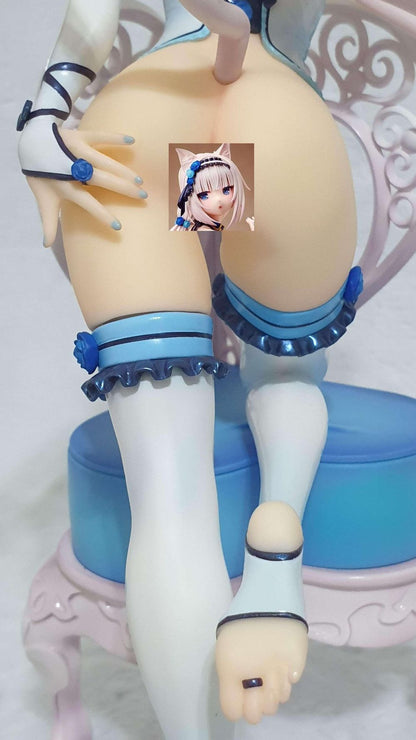 Chocola & Vanilla Lingerie Maid Nekopara Cast Off Anime Figure Model PVC 9.4" [Adult Collectible]