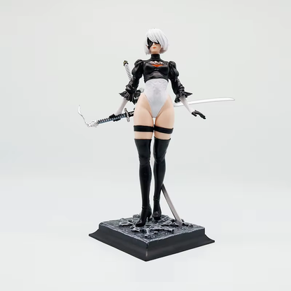 NieR:Automata: YoRHa No.2 Type B (2B) Combat Suit & Dress Ver. 1/7 Scale Figure