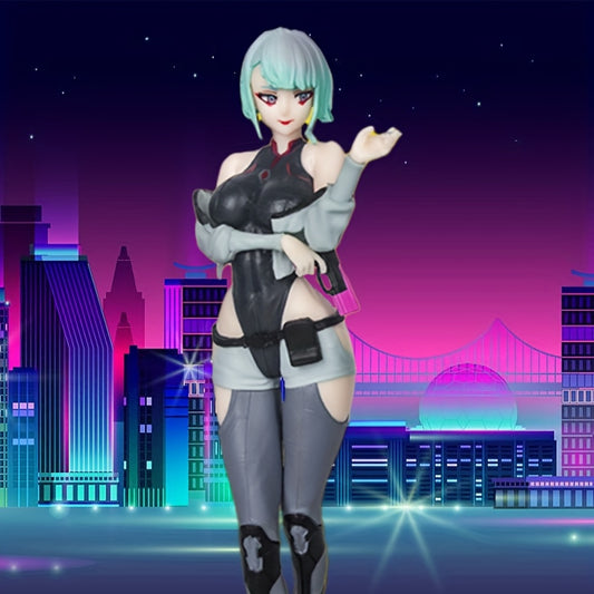 Lucy Kushinada Cyberpunk: Edgerunners Anime Figure Model Statue PVC 7" [Boxed]