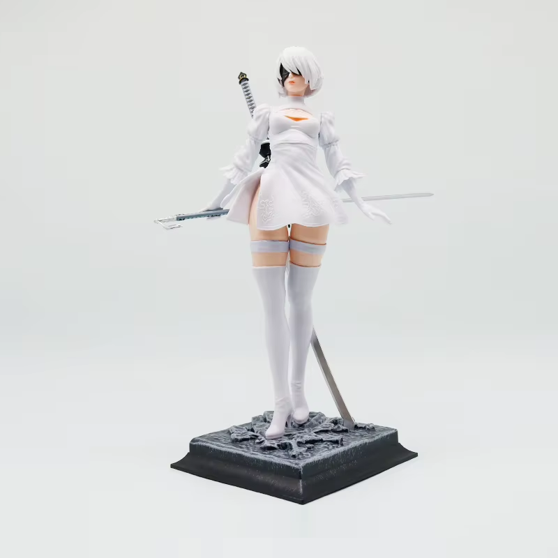 NieR:Automata: YoRHa No.2 Type B (2B) Combat Suit & Dress Ver. 1/7 Scale Figure
