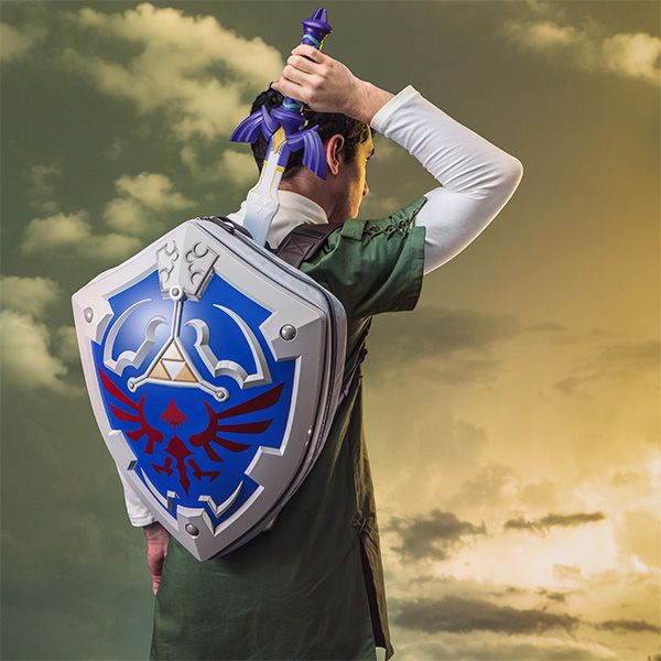 Link Hailia Shied Backpack Fan Zelda Cosplay Standard Bookbag 15 W x 18 H"
