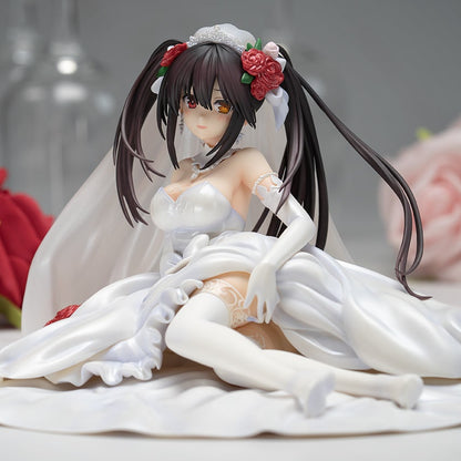 Kurumi Tokisaki Wedding Dress Date A Live Anime Figure Model Statue PVC 3.5" [Adult Collectible]