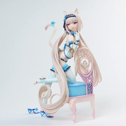 Chocola & Vanilla Lingerie Maid Nekopara Cast Off Anime Figure Model PVC 9.4" [Adult Collectible]