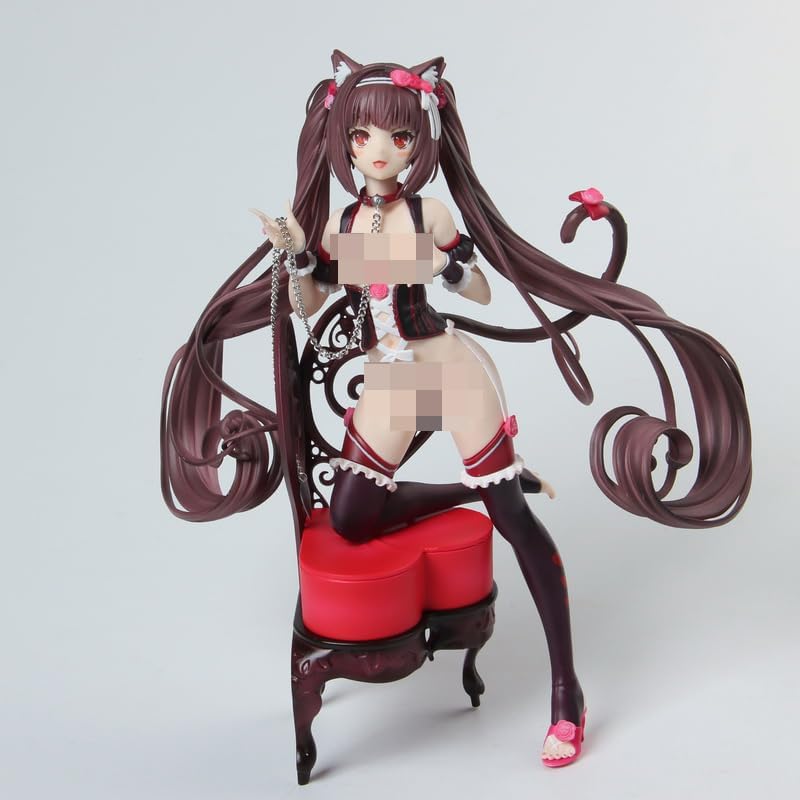 Chocola & Vanilla Lingerie Maid Nekopara Cast Off Anime Figure Model PVC 9.4" [Adult Collectible]