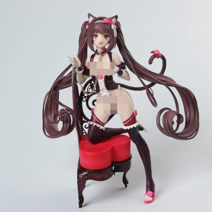 Chocola & Vanilla Lingerie Maid Nekopara Cast Off Anime Figure Model PVC 9.4" [Adult Collectible]