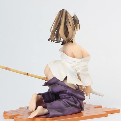 Sayuki Female Shogun Goblin no Sauna Manga Cast Off Figure PVC 6" [No Box] *Adult Collectible*