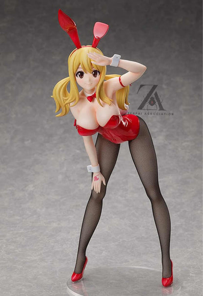 Lucy Heartfilia Bare Leg Bunny Fairy Tail Full Bust Anime Figure PVC 14" [No Box] *Adult Collectible*