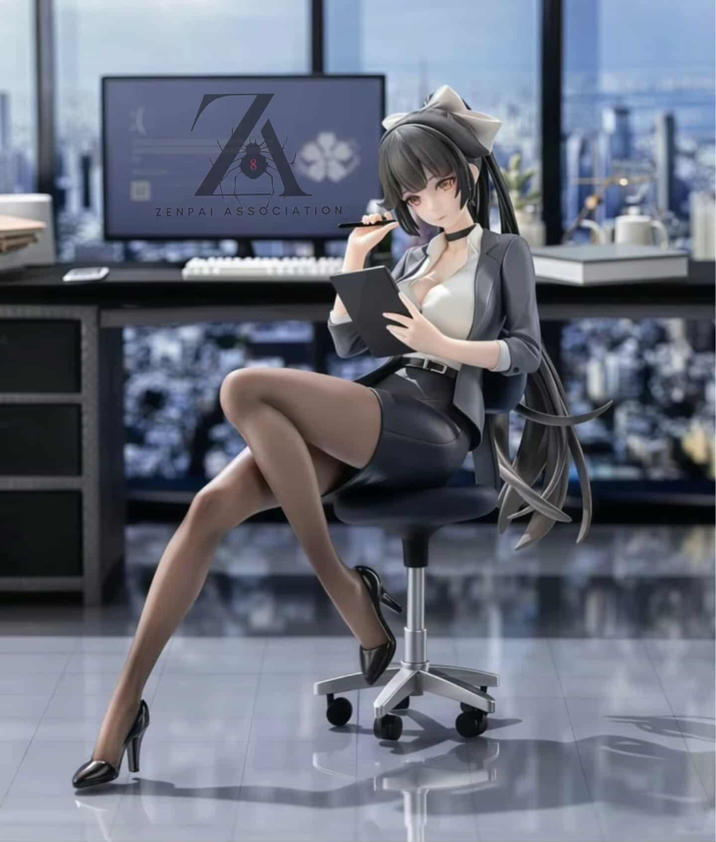 Takao Office Outfit Azur Lane RPG Top-Rated Anime Figure PVC 6.6" [Boxed]