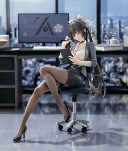 Takao Office Outfit Azur Lane RPG Top-Rated Anime Figure PVC 6.6" [Boxed]