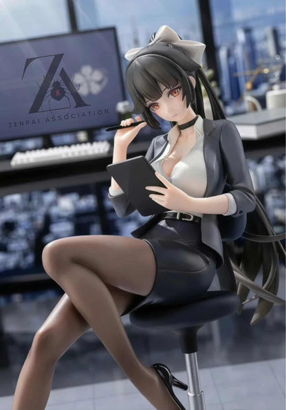 Takao Office Outfit Azur Lane RPG Top-Rated Anime Figure PVC 6.6" [Boxed]