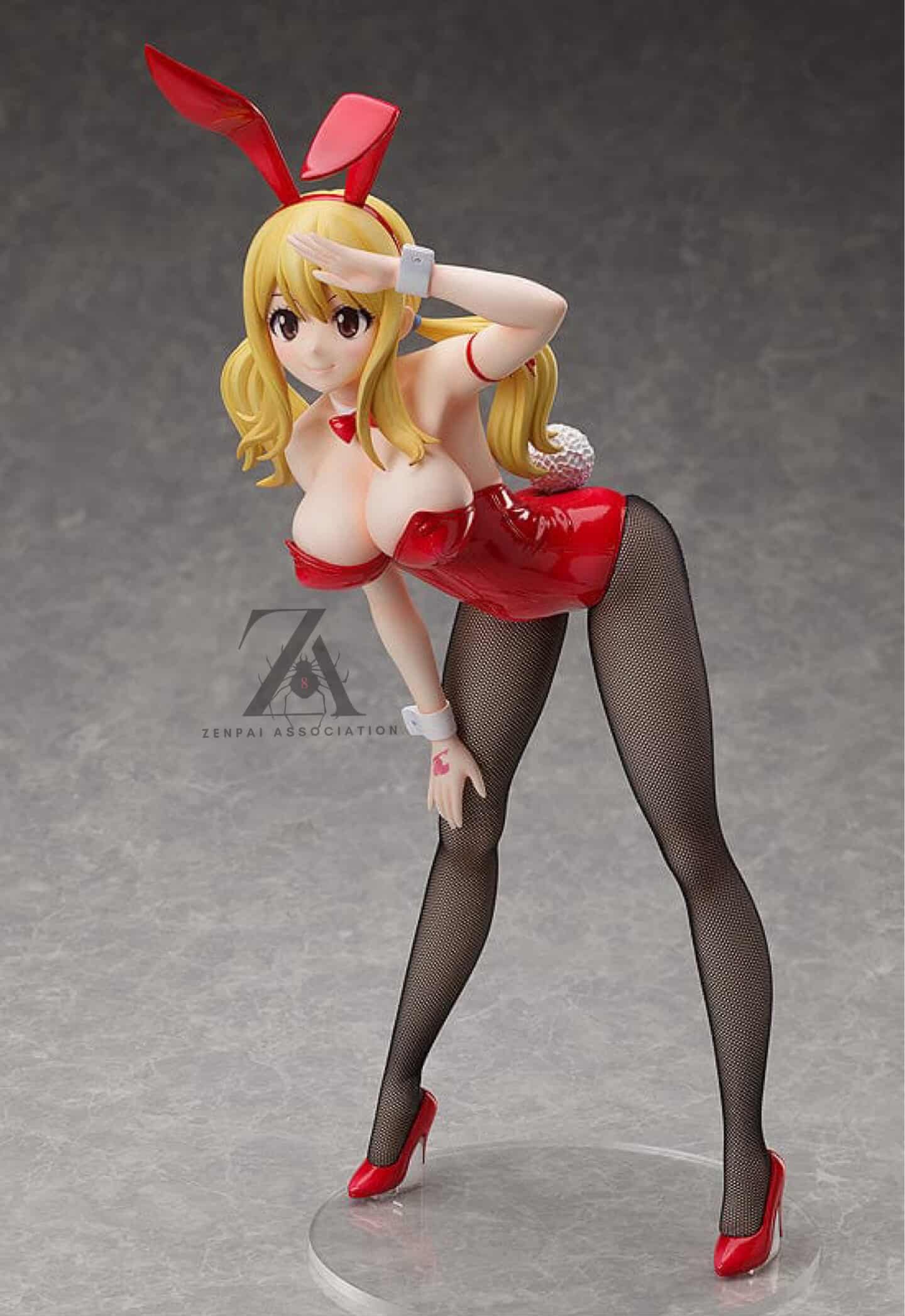 Lucy Heartfilia Bare Leg Bunny Fairy Tail Full Bust Anime Figure PVC 14" [No Box] *Adult Collectible*