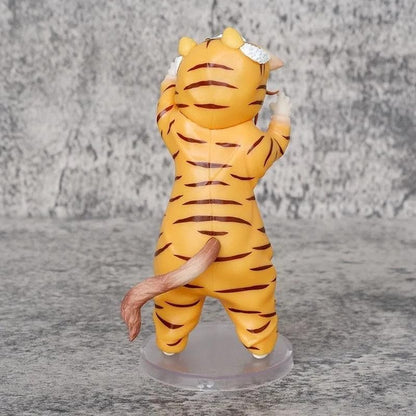 Kinako Tiger Pajamas My Cat Is a Kawaii Girl Anime Figure Model Statue PVC 4.5" [No Box]