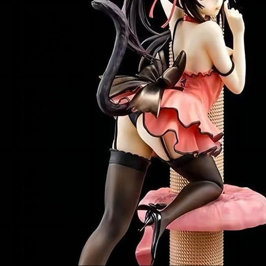 Kurumi Tokisaki Neko Date A Live Anime Figure Model Statue PVC 9.8" [Adult Collectible]