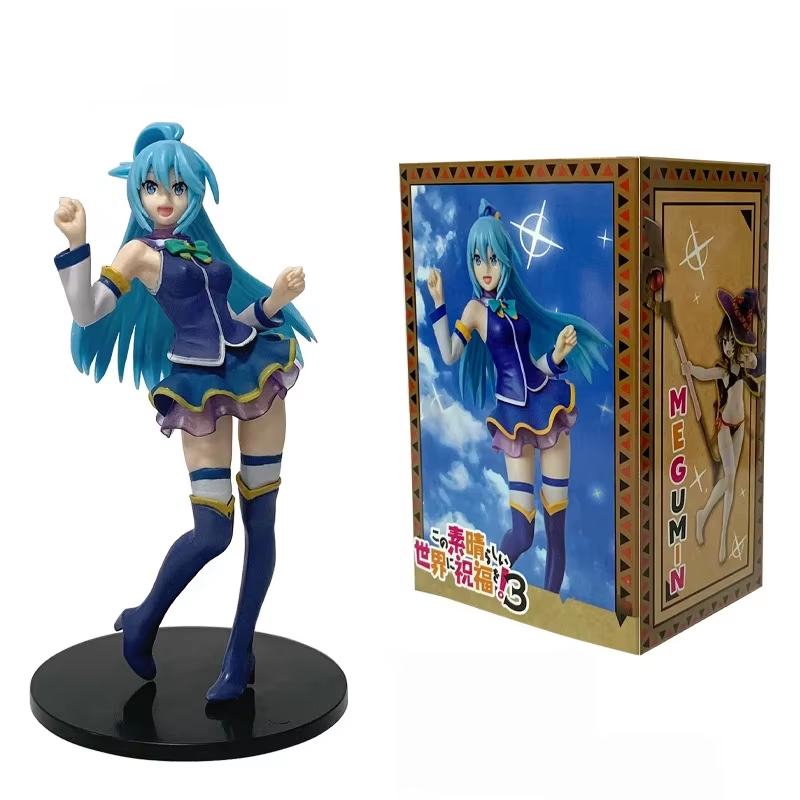 Aqua KonoSuba Kawaii Anime Figure Model Statue PVC 7" [Boxed]