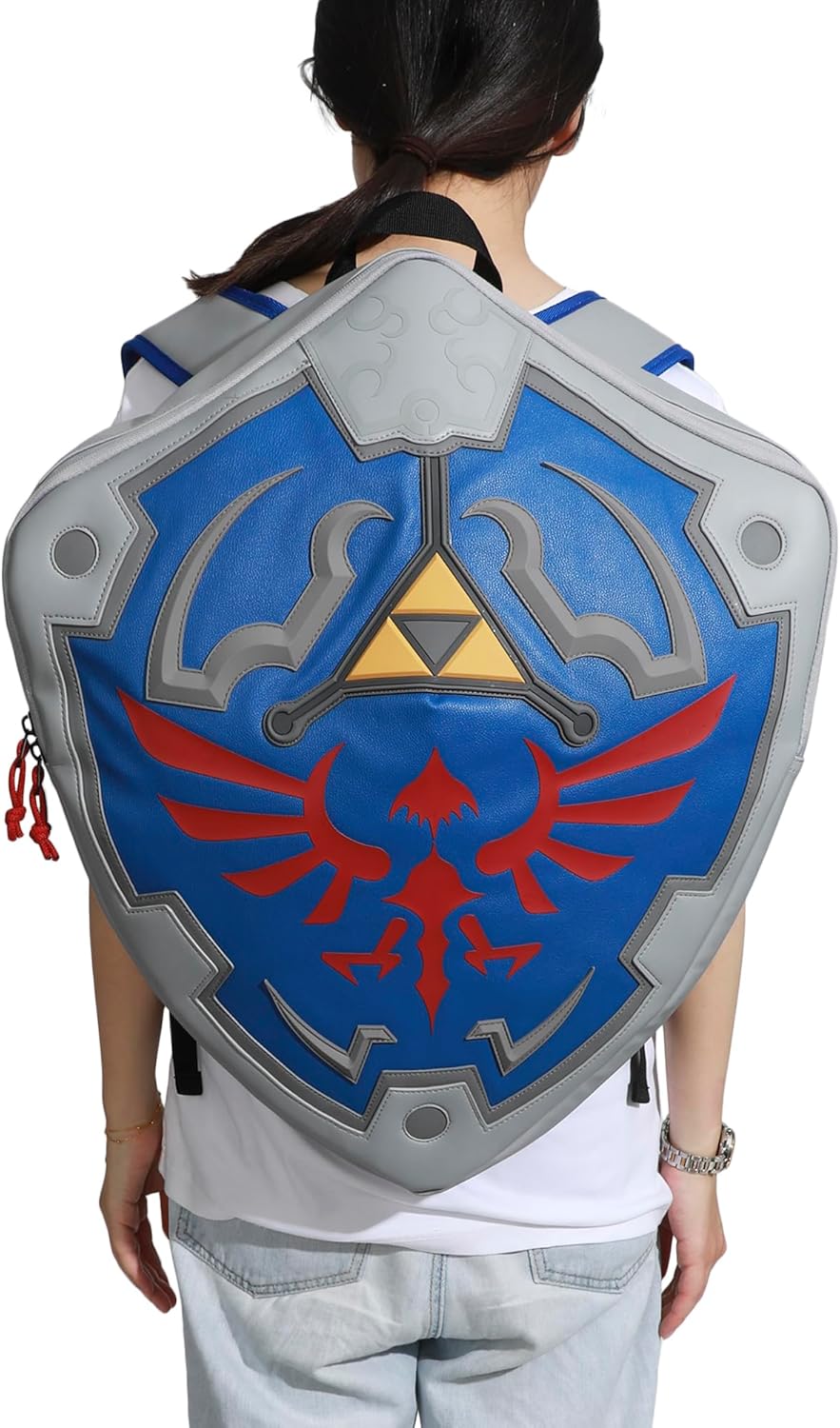 Link Hailia Shied Backpack Fan Zelda Cosplay Standard Bookbag 15 W x 18 H"