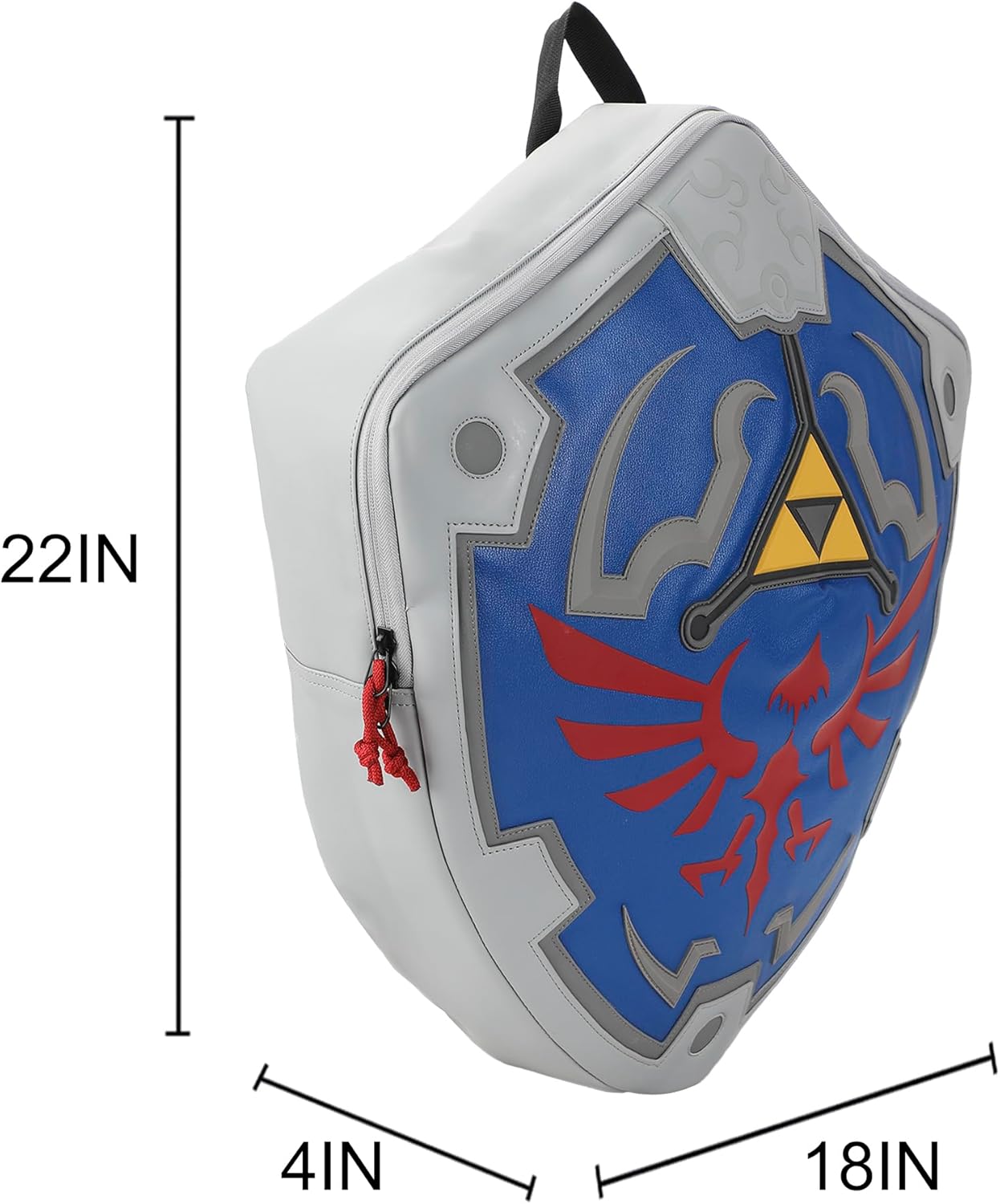 Link Hailia Shied Backpack Fan Zelda Cosplay Standard Bookbag 15 W x 18 H"