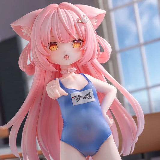 Hakui Koyori Swimsuit Hololive Virtual Idol Anime Figure Model Statue PVC 7" [Boxed]