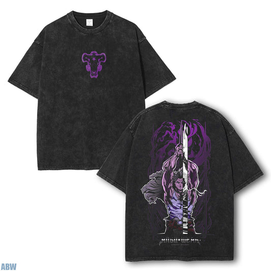 Yami Black Clover Washed Tshirt [MMU]