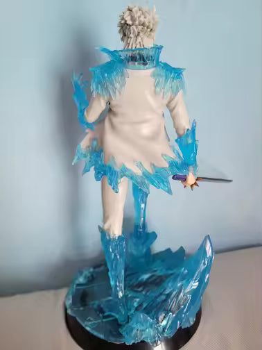 Toshiro Grand Crimson Lotus Ice Ring Bleach Iconic Anime Figure PVC 11" [Boxed]