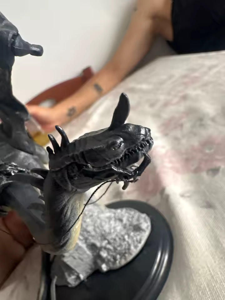 Witch-King Riding Fell Beast The Lord of the Rings Figure Model Statue PVC 6.2" [Boxed]