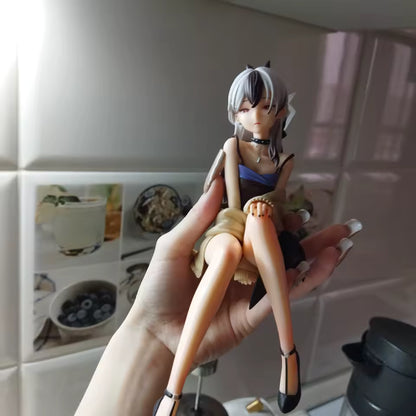 Onikata Kayoko Sitting Blue Archive RPG Kawaii Anime Figure PVC 6.2" [No Box]