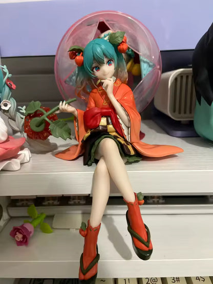 Hatsune Miku Flower Fairy Project DIVA Vocaloid Desktop Anime Figure PVC 4.5" [Boxed]