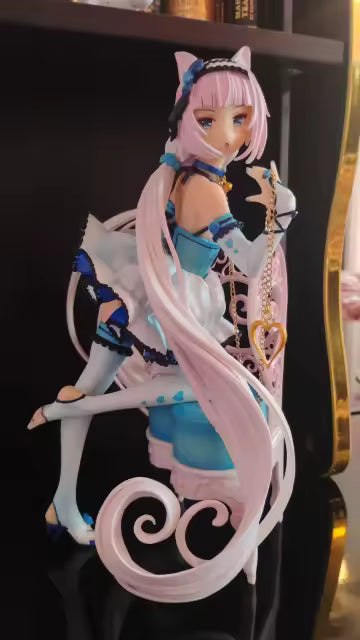 Chocola & Vanilla Lingerie Maid Nekopara Cast Off Anime Figure Model PVC 9.4" [Adult Collectible]