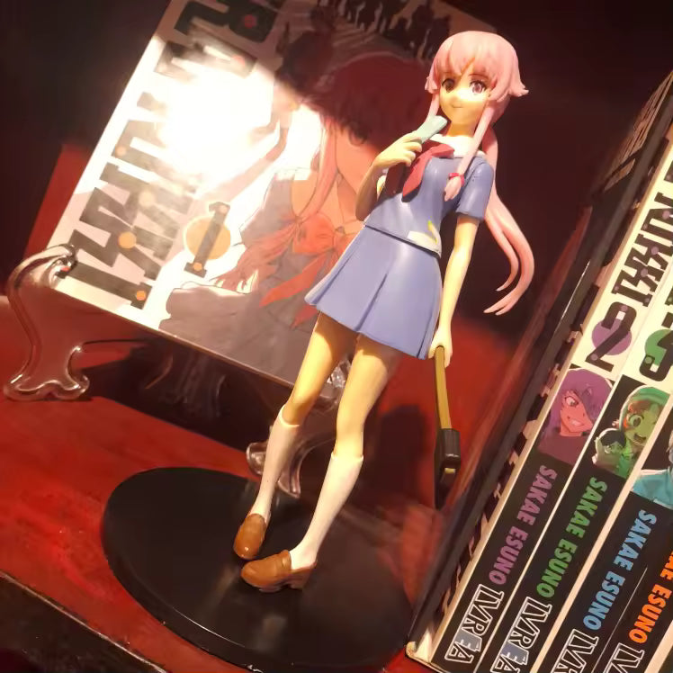 Yuno Gasai Wielding Axe Future Diary: Redial Anime Figure Model PVC 6.5" [Boxed]