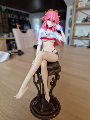 Yae Miko Summer Style Ver. Genshin Impact Anime Figure Model Statue PVC 9" [Adult Collectible]