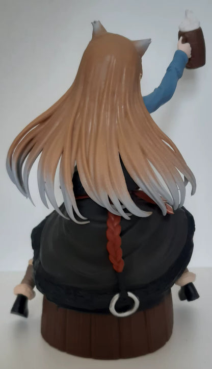Holo The Wise Cheers Spice and Wolf Kawaii Anime Figure Model Statue PVC 6.7" [Boxed]