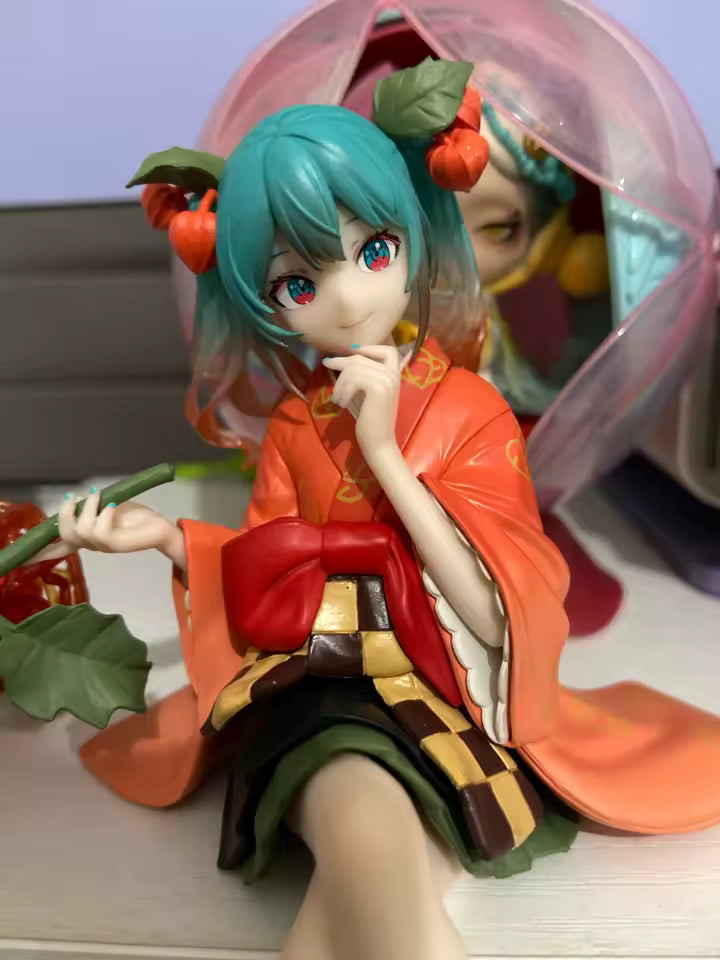 Hatsune Miku Flower Fairy Project DIVA Vocaloid Desktop Anime Figure PVC 4.5" [Boxed]