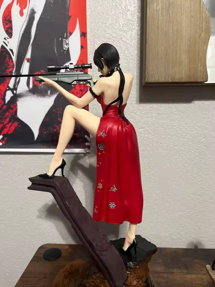 Ada Wong and Leon Scott Kennedy Resident Evil Collectible Figure Model Statue PVC [No Box]
