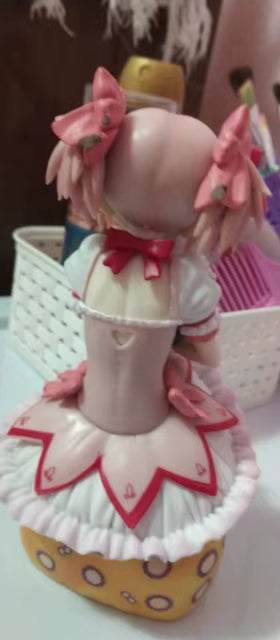 Madoka Kaname Sitting Puella Magi Madoka Magica Anime Figure Model PVC 5.8" [Boxed]
