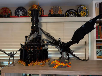 The Witch-King of Angmar The Lord of the Rings Movie Interlocking Building Blocks 2199 pc set PVC 24.5"[Boxed]