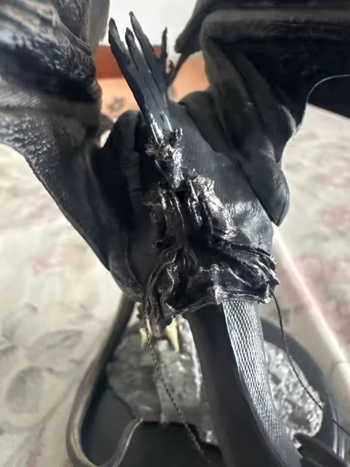 Witch-King Riding Fell Beast The Lord of the Rings Figure Model Statue PVC 6.2" [Boxed]