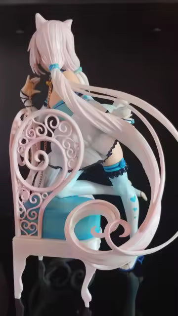 Chocola & Vanilla Lingerie Maid Nekopara Cast Off Anime Figure Model PVC 9.4" [Adult Collectible]