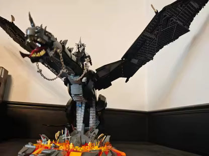 The Witch-King of Angmar The Lord of the Rings Movie Interlocking Building Blocks 2199 pc set PVC 24.5"[Boxed]