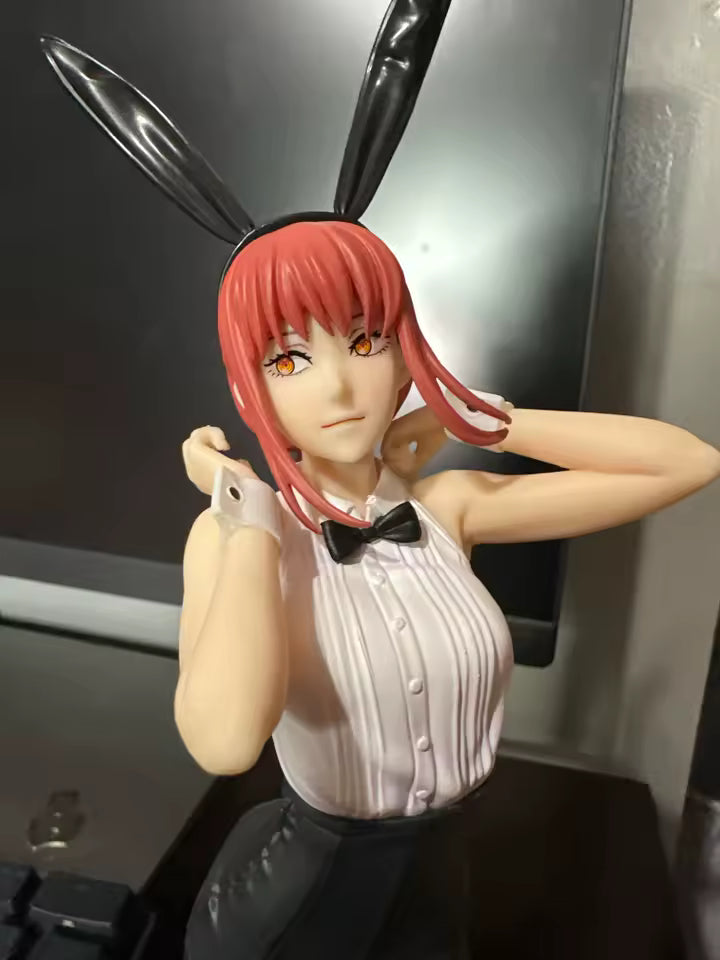 Makima Bunny Girl Chainsaw Man Anime Figure Model Statue PVC 10" [No Box]
