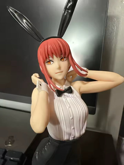 Makima Bunny Girl Chainsaw Man Anime Figure Model Statue PVC 10" [No Box]