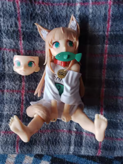 Kinako My Cat Is a Kawaii Girl Desktop Anime Figure Model Statue PVC 4" [No Box]