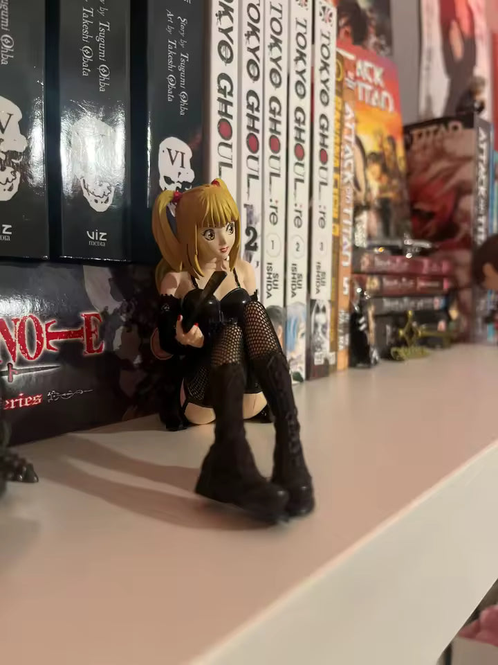 Misa Amane Sitting Death Note Anime Figure Model Statue PVC 6" [Boxed]